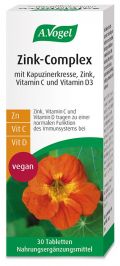 Zink-Komplex mit zusätzlich Kapuzinerkresse, Vitamin C und Vitamin D3